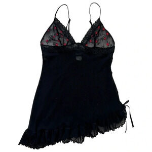 Vintage Y2K Frederick’s Of Hollywood Mini Slip‎ Dress Chemise